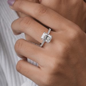 Radiant Princess Cut Solitaire Ring